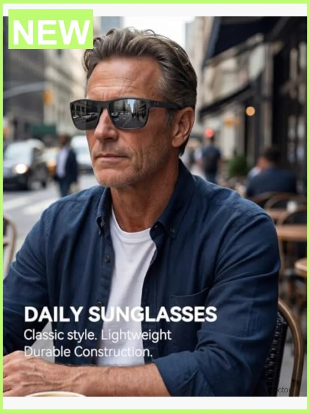 Polarized Sunglasses UV Protection Lightweight Rectangular Frame Driving